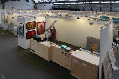 Affordable Art Fair Brussels 2015 at Tour & Taxies